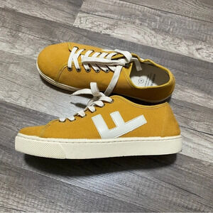 Flamingos Life Mustard Yellow Classic Sneakers